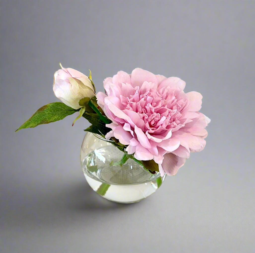 Real Touch Faux Peony Floral Arrangements