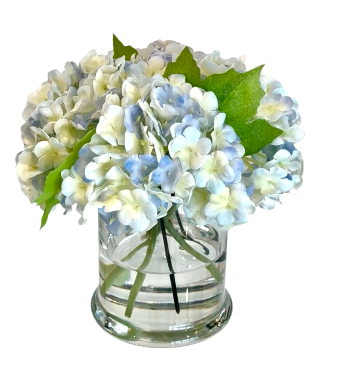 Real Touch White Hydrangea Arrangement