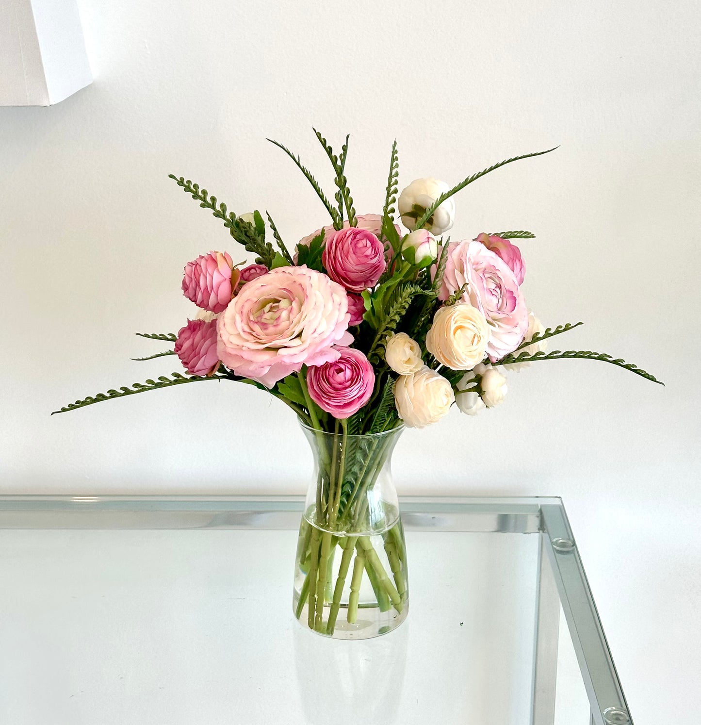 Real Touch Pink Floral Arrangement