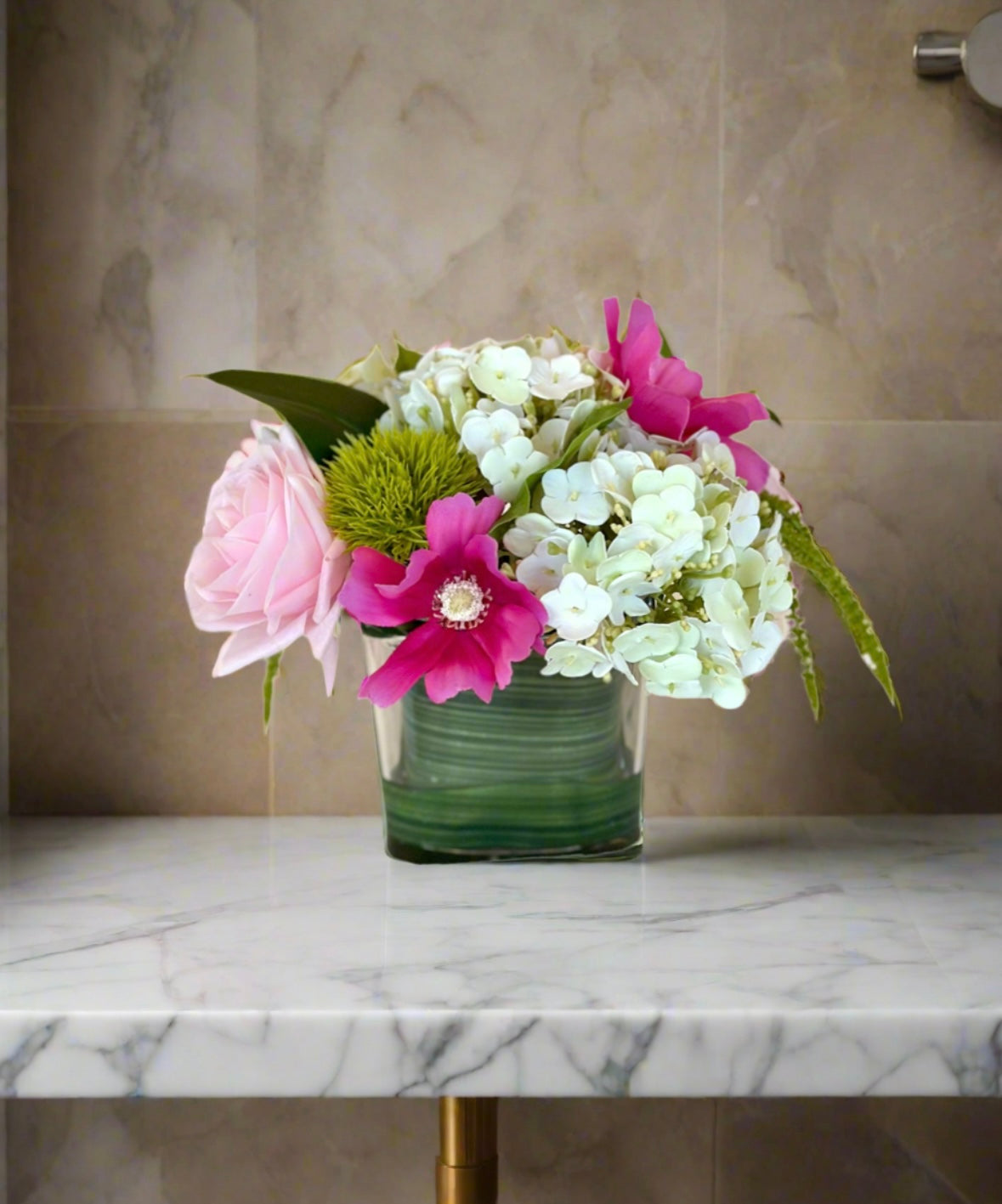Real Touch Mixed Faux Floral Arrangement