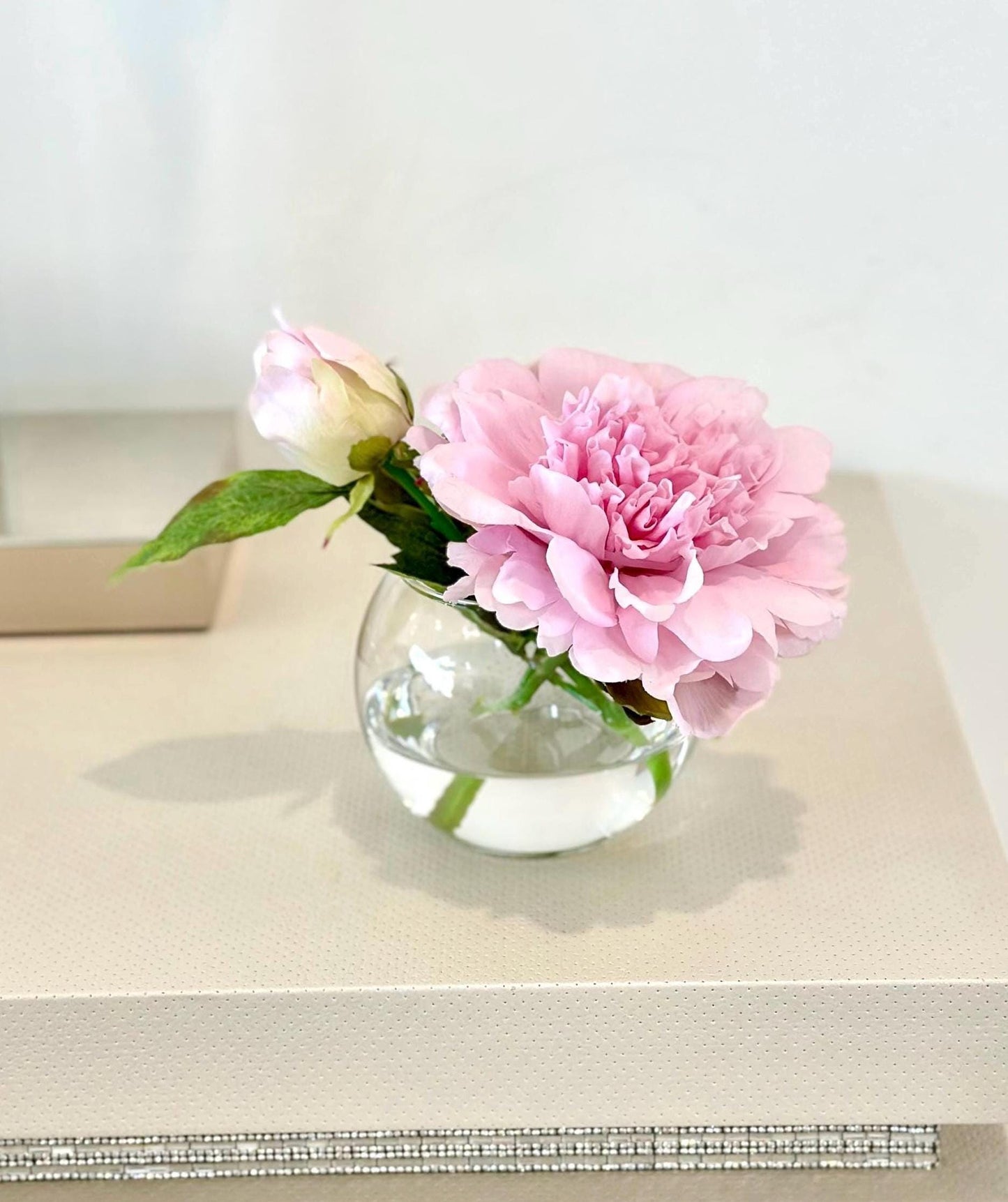 Real Touch Faux Peony Floral Arrangements