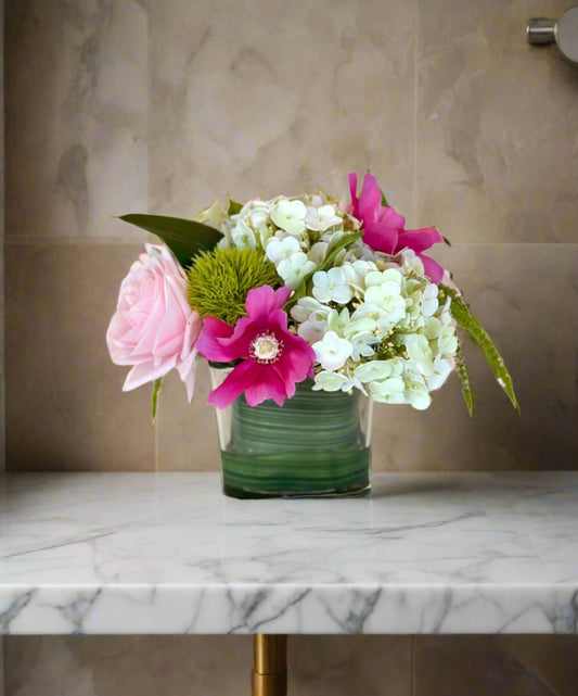 Real Touch Mixed Faux Floral Arrangement