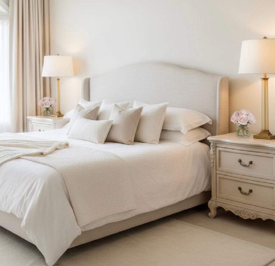 Blush Rose Arrangement, Faux Floral Centerpiece, Gift Box with Topper