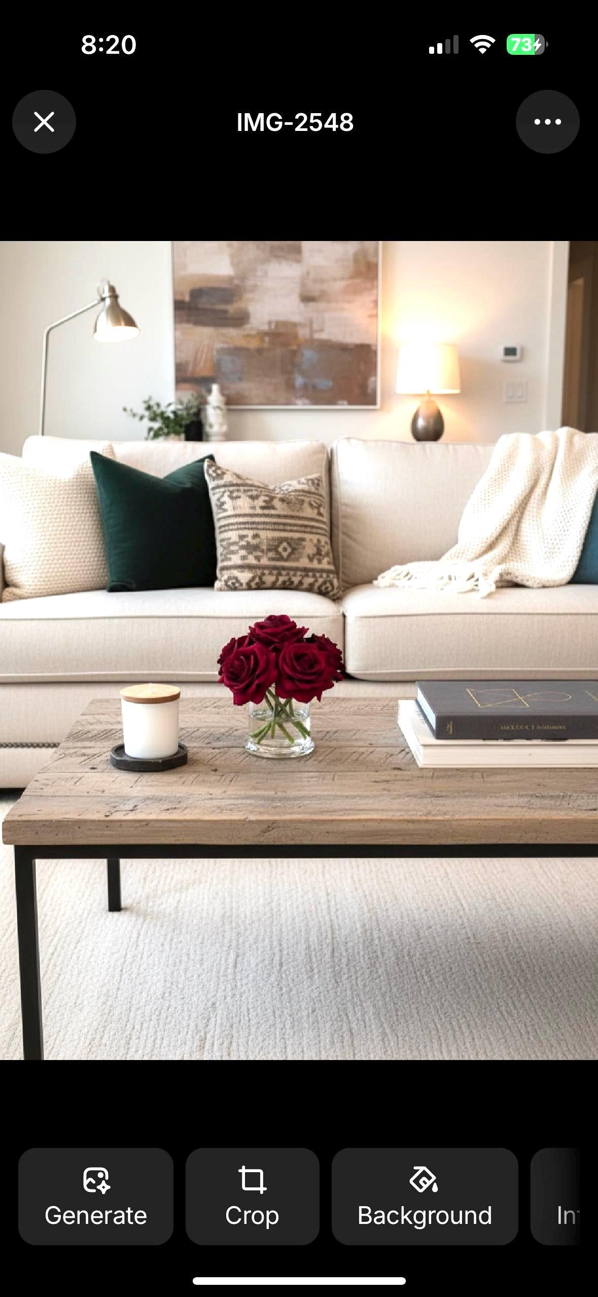 Burgundy Rose Floral Arrangement: Real-Touch Faux Centerpiece, Gift Box