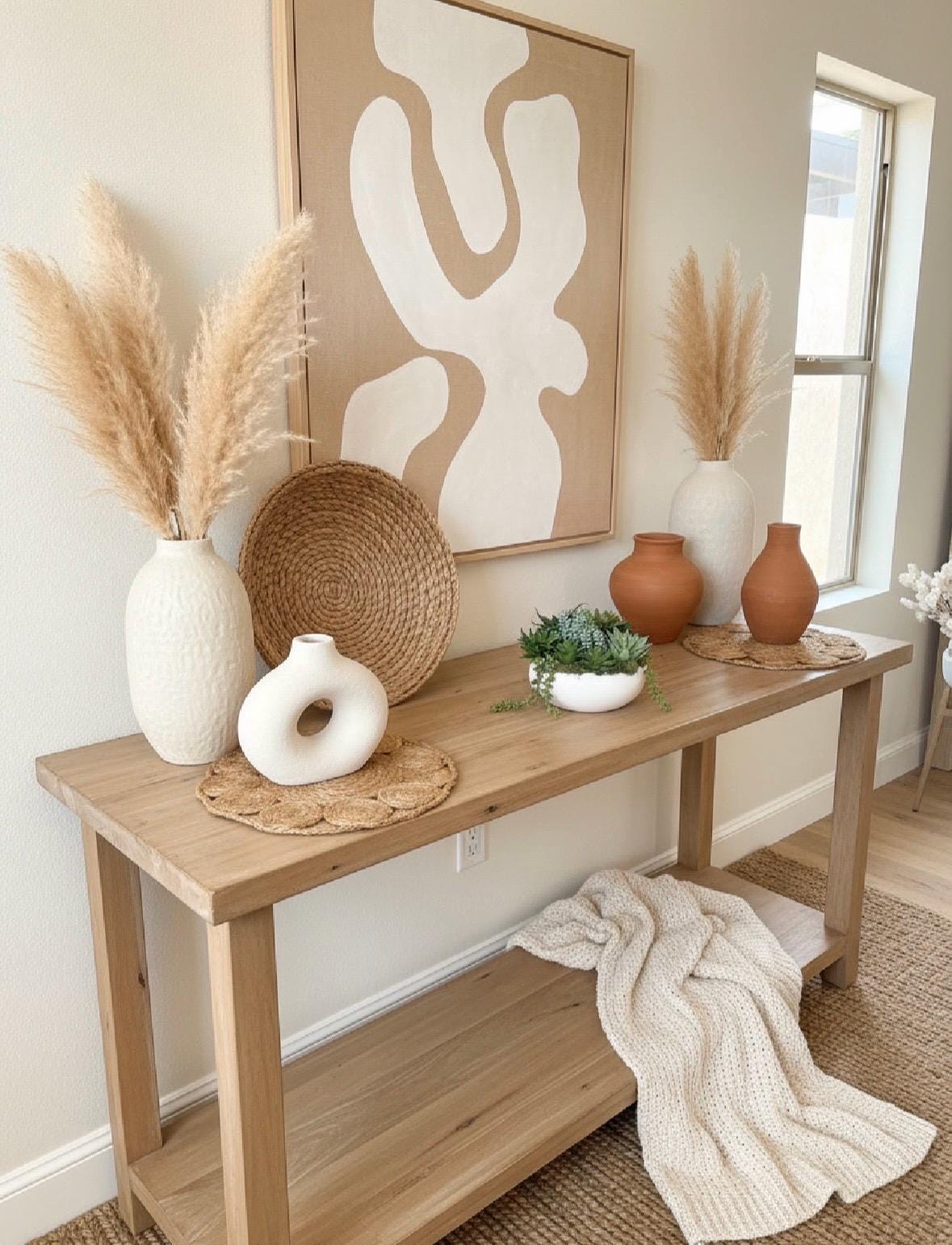 High Quality Succulent Arrangement in White Ceramic Planter: 9" Diameter