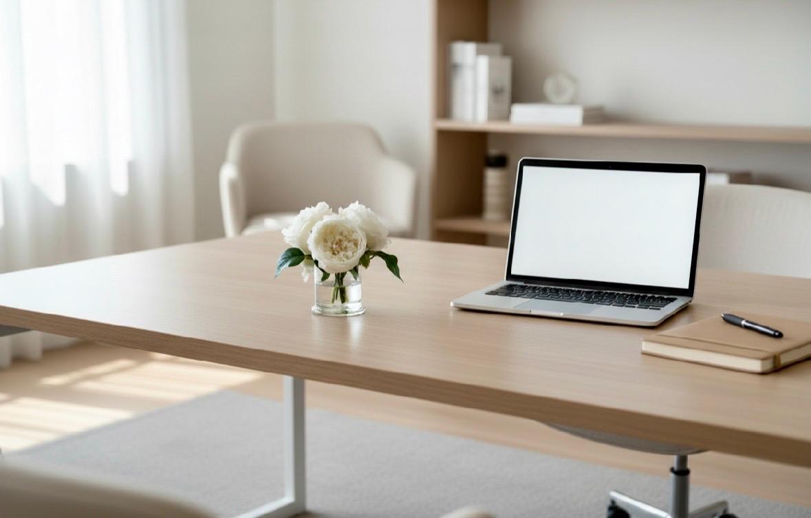 Real Touch Austin Rose Arrangement: Faux Floral Centerpiece